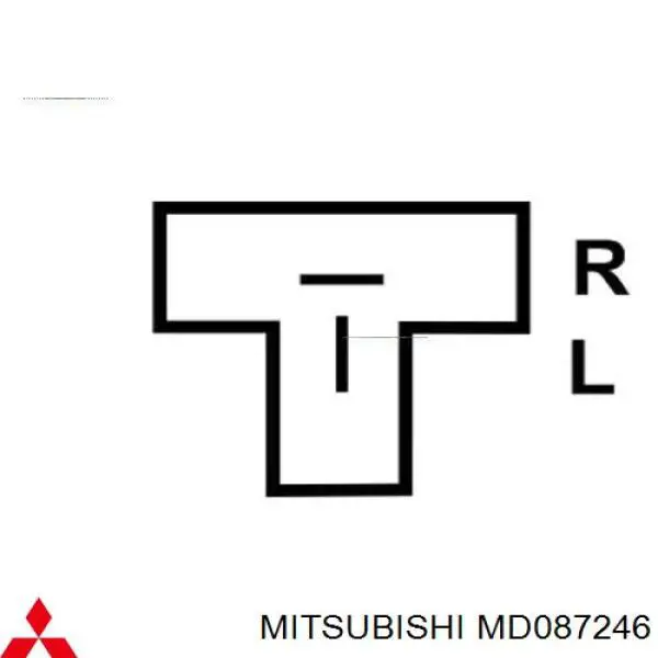 Генератор Mitsubishi A2T40484 ціна, від 82.69 USD