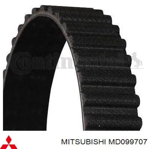 Зубчастий ремінь Mitsubishi MD099707 ціна, від 14.61 USD
