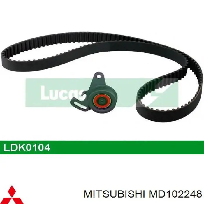 MD102248 Mitsubishi ремінь грм