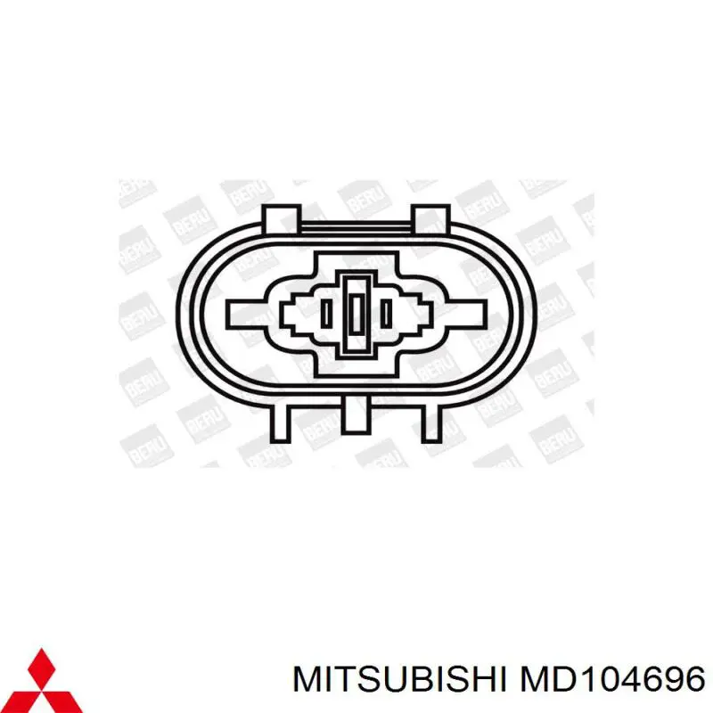 Купити MD104696 Mitsubishi Котушка запалювання