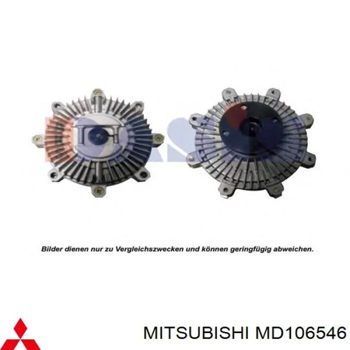 Купити MD106546 Mitsubishi Муфта вязкостная системи охолодження