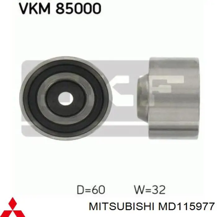 Ремінь балансувального вала Mitsubishi MD115977