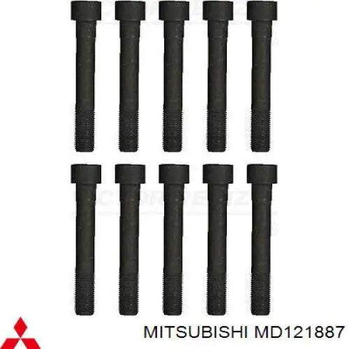Болт головки блока циліндрів, ГБЦ Mitsubishi MD121887 ціна, від 12.76 USD