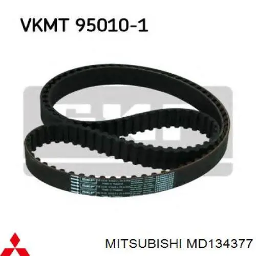 Зубчастий ремінь Mitsubishi MD134377 ціна, від 15.73 USD