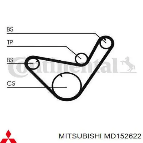 Купити MD152622 Mitsubishi Ремінь балансувального вала