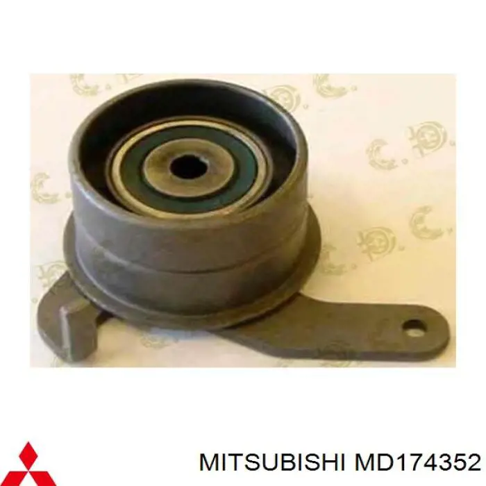 Ролик натяжителя ременя газорозподілу Mitsubishi MD174352 ціна, від 27.67 USD