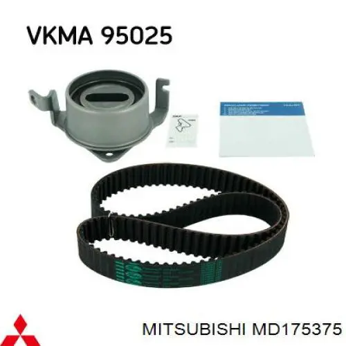 Ролик натяжителя ременя газорозподілу Mitsubishi MD175375 ціна, від 13.94 USD