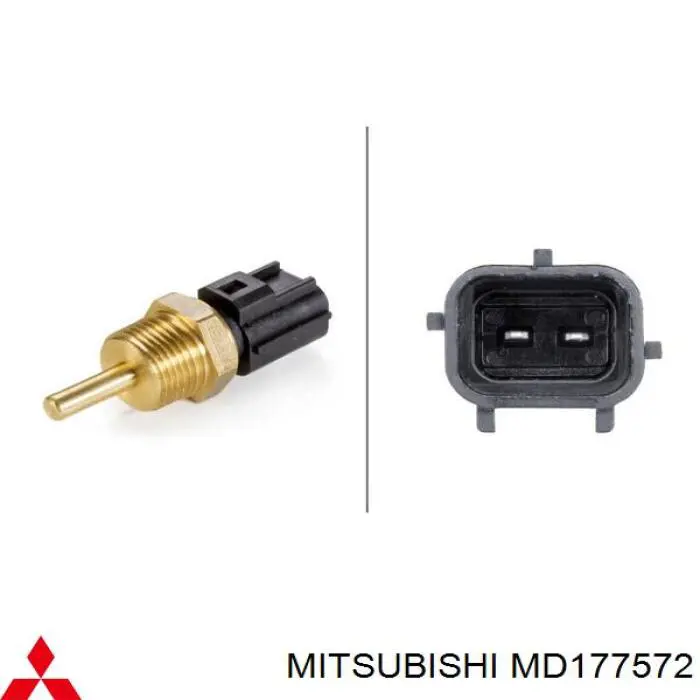 MD177572 Mitsubishi датчик температури охолоджуючої рідини