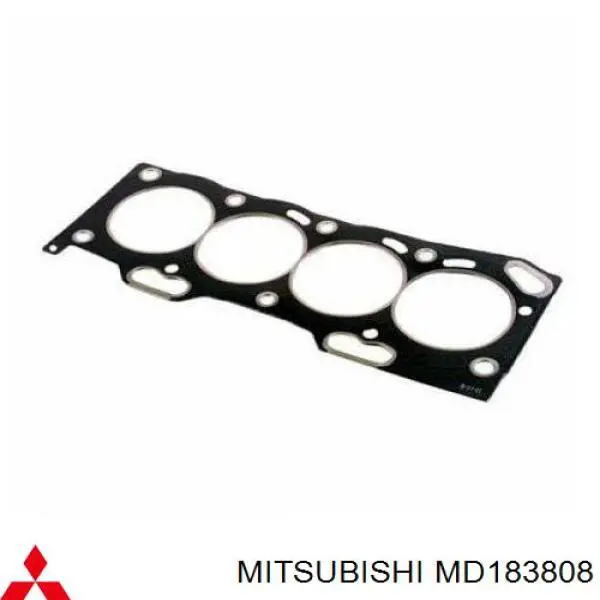 MD183808 Mitsubishi прокладка головки блока циліндрів (гбц)