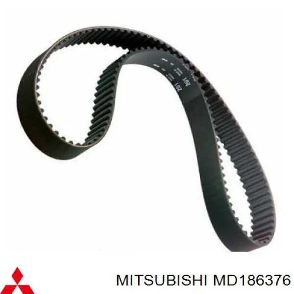 Купити MD186376 Mitsubishi Ремінь газорозподільного механізму
