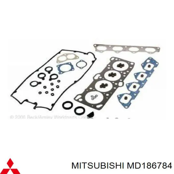 MD186784 Mitsubishi прокладка клапанної кришки двигуна