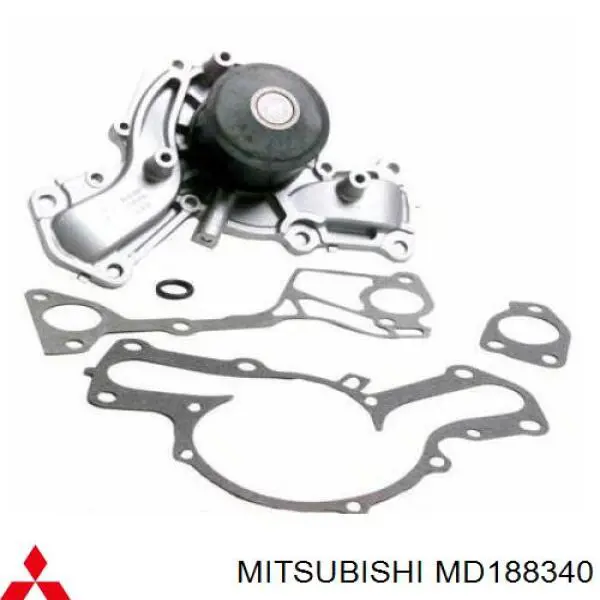Помпа охолодження Mitsubishi MD188340 ціна, від 30.80 USD