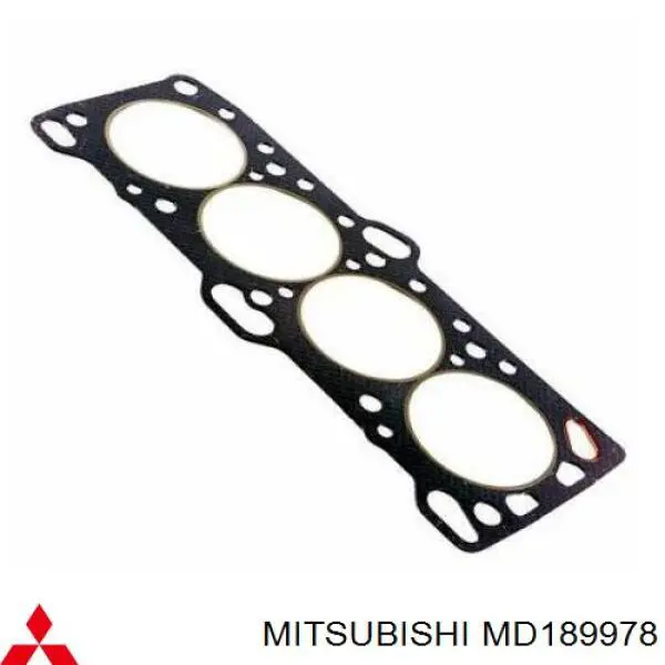 MD189978 Mitsubishi прокладка головки блока циліндрів (гбц)