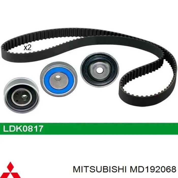 Ролик натягувача балансировочного ременя MD192068 Mitsubishi