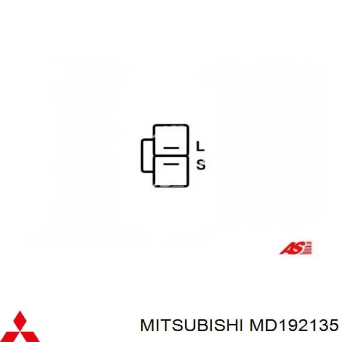 Генератор Mitsubishi MD192135 ціна, від 158.49 USD