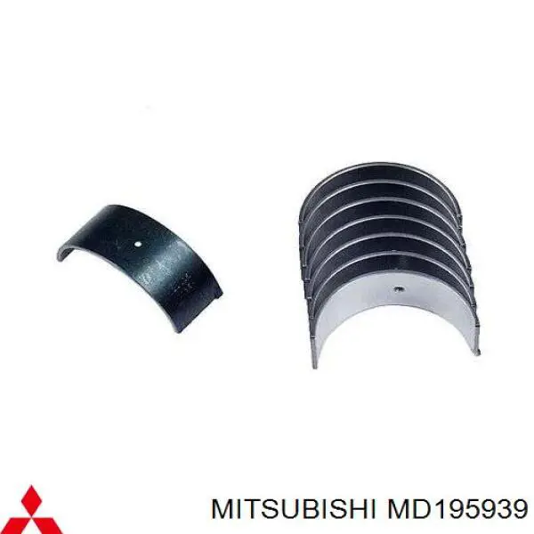 Шатунні вклалиші колінвала STD Mitsubishi MD195939 ціна, від 12.34 USD