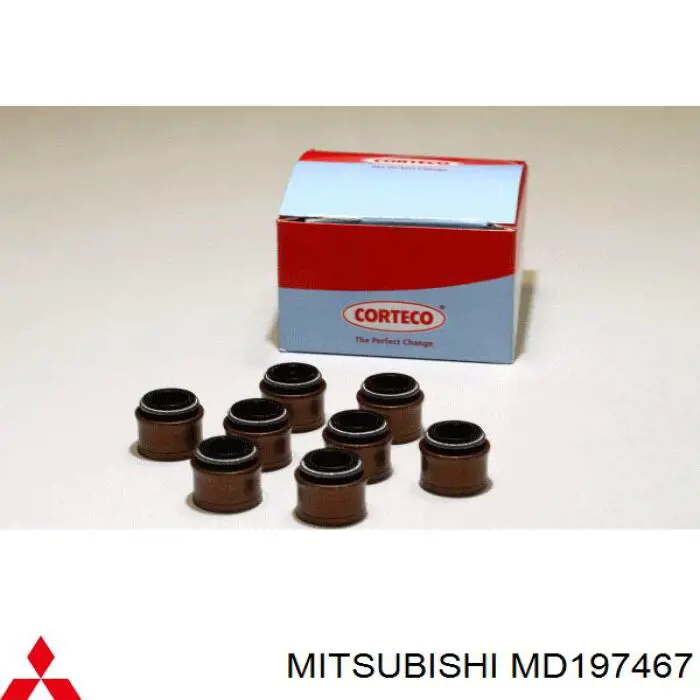 Сальник клапана (маслознімний), впуск/випуск Mitsubishi MD197467 ціна, від 1.17 USD