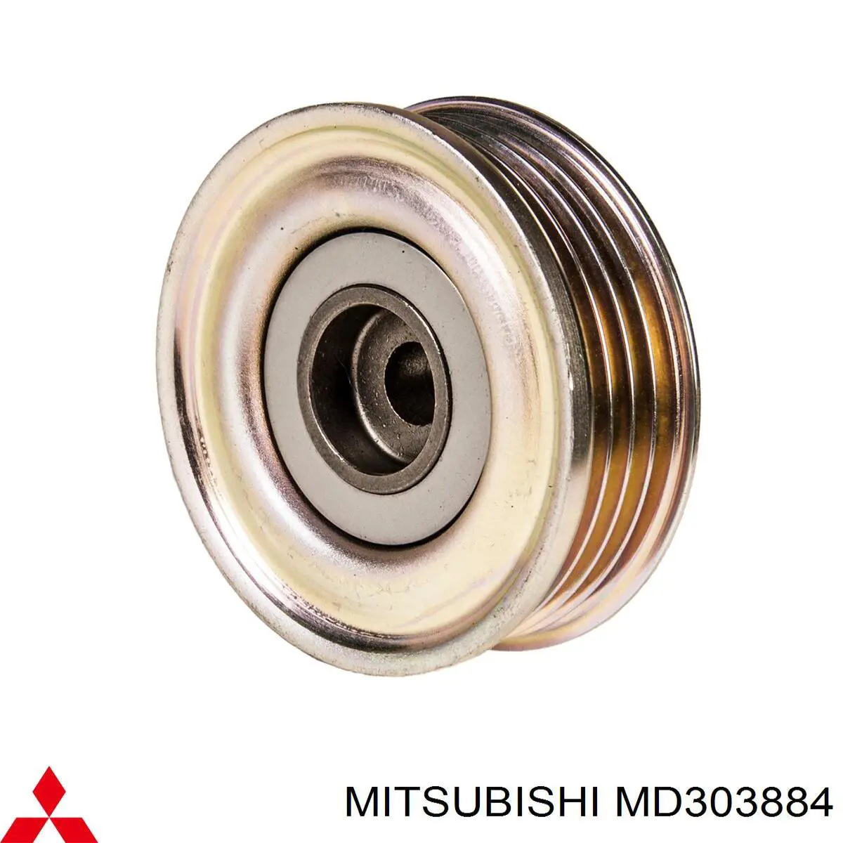 MD303884 Mitsubishi ролик натягувача приводного ременя