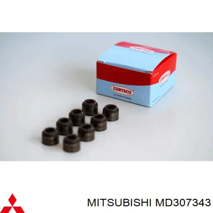 MD307343 Mitsubishi сальник клапана (маслознімний, впуск/випуск)