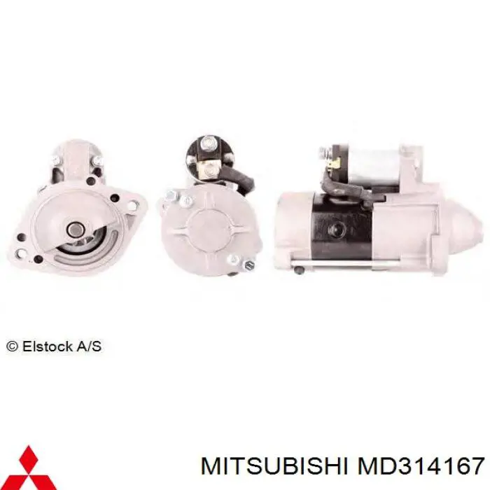 Стартер MD314167 Mitsubishi