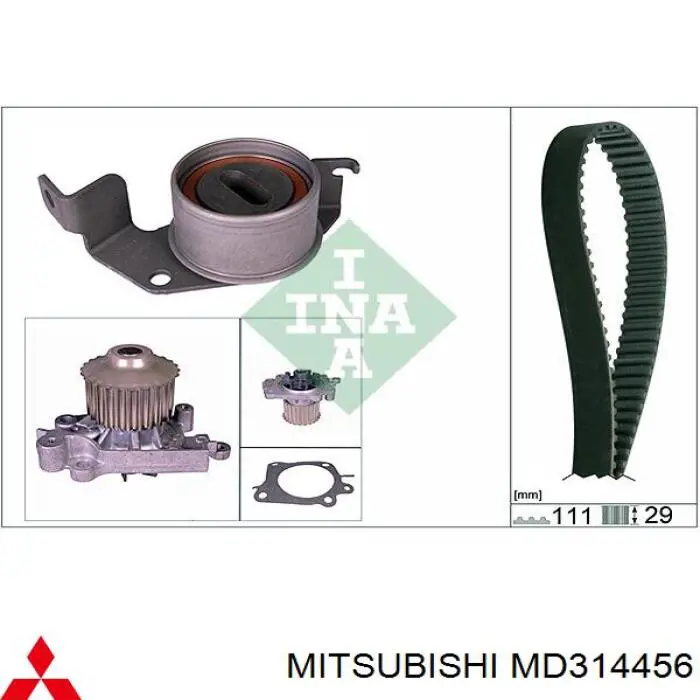 MD314456 Mitsubishi ремінь грм