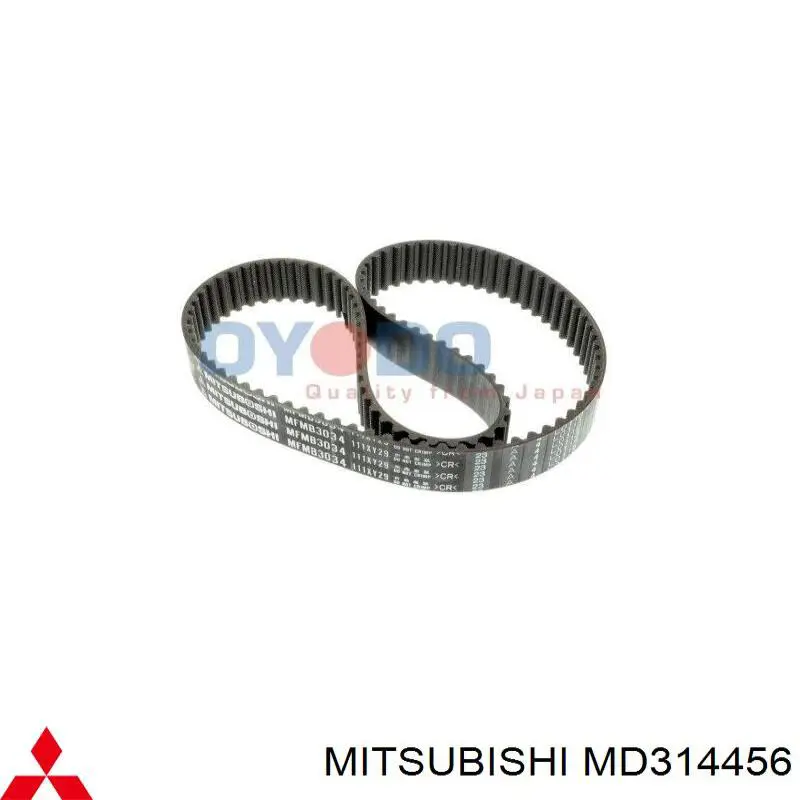 Зубчастий ремінь Mitsubishi MD314456 ціна, від 18.37 USD