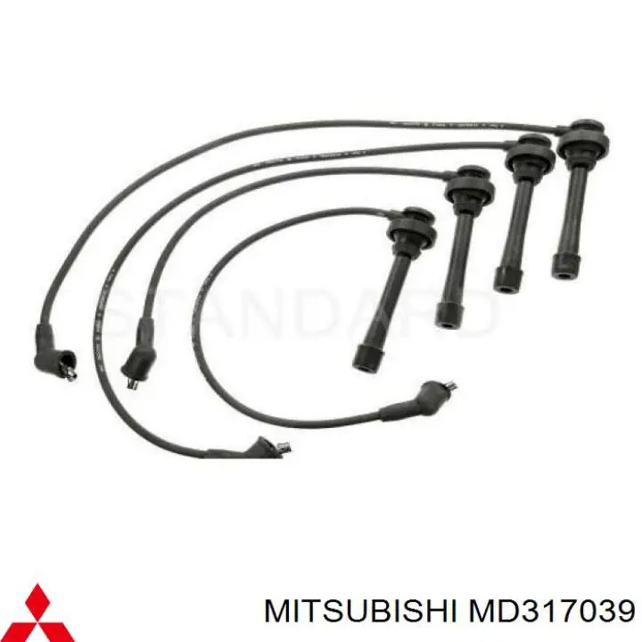 Дроти запалювання Mitsubishi MD317039 ціна, від 37.50 USD