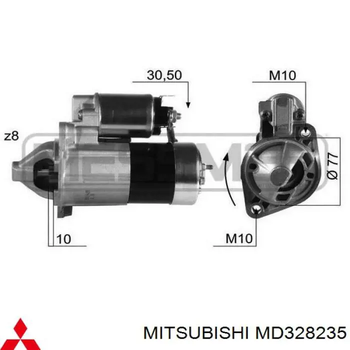 Купити MD328235 Mitsubishi Стартер