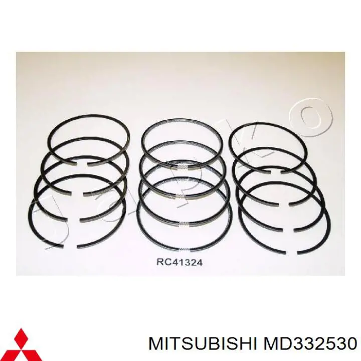 MD168293 Mitsubishi кільця поршневі комплект на мотор, std.