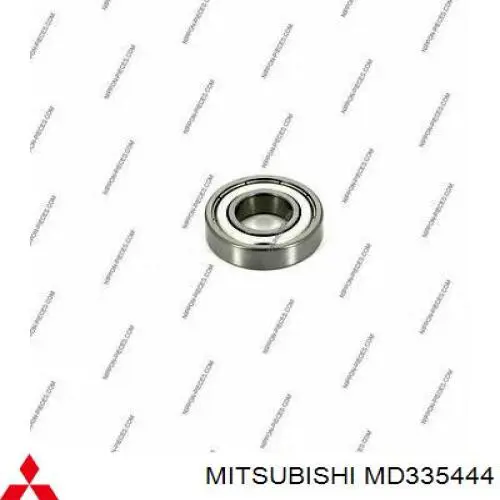 MD002613 Mitsubishi опорний підшипник первинного валу кпп (центрирующий підшипник маховика)