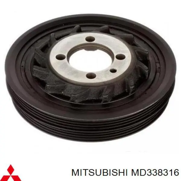 MD338316 Mitsubishi Демпфер колінвалу
