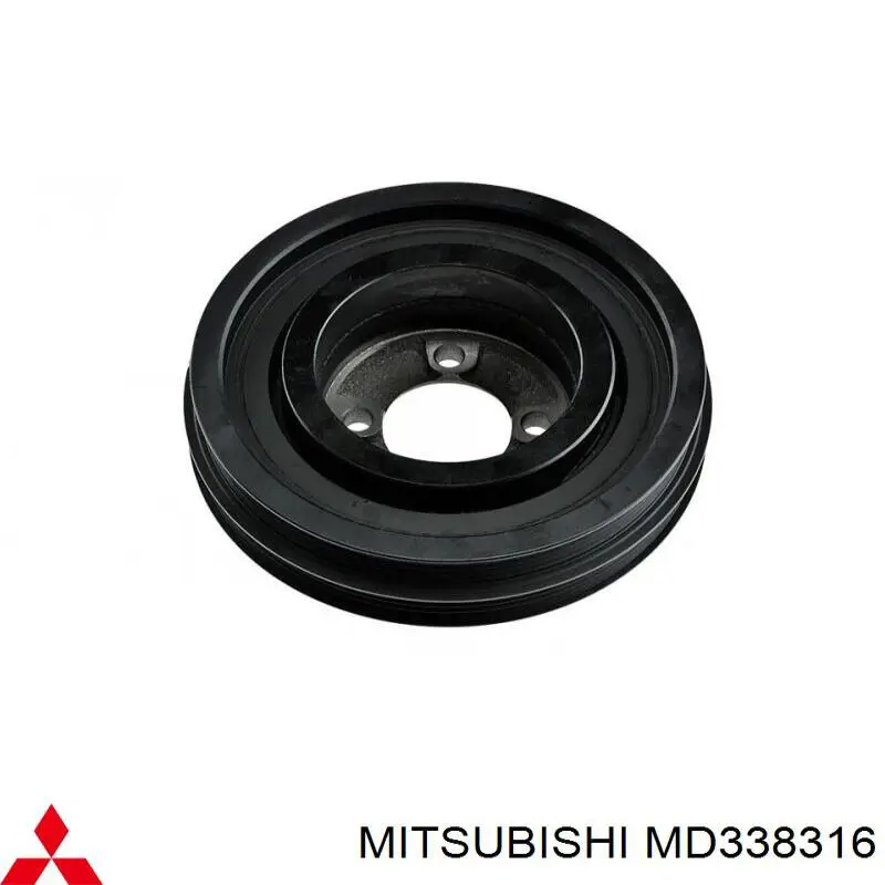 Шків колінвала MD338316 Mitsubishi