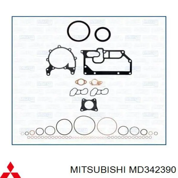 MD342390 Mitsubishi прокладка головки блока циліндрів (гбц)