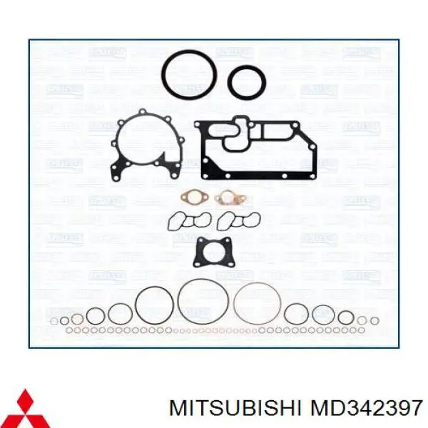 MD342397 Mitsubishi прокладка головки блока циліндрів (гбц)