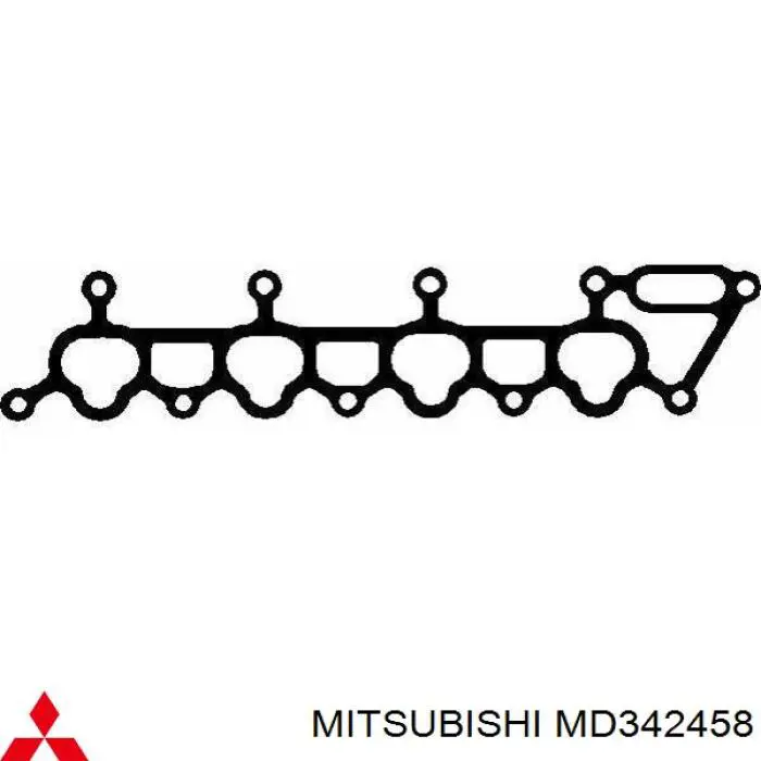 Прокладка впускного колектора MD342458 Mitsubishi