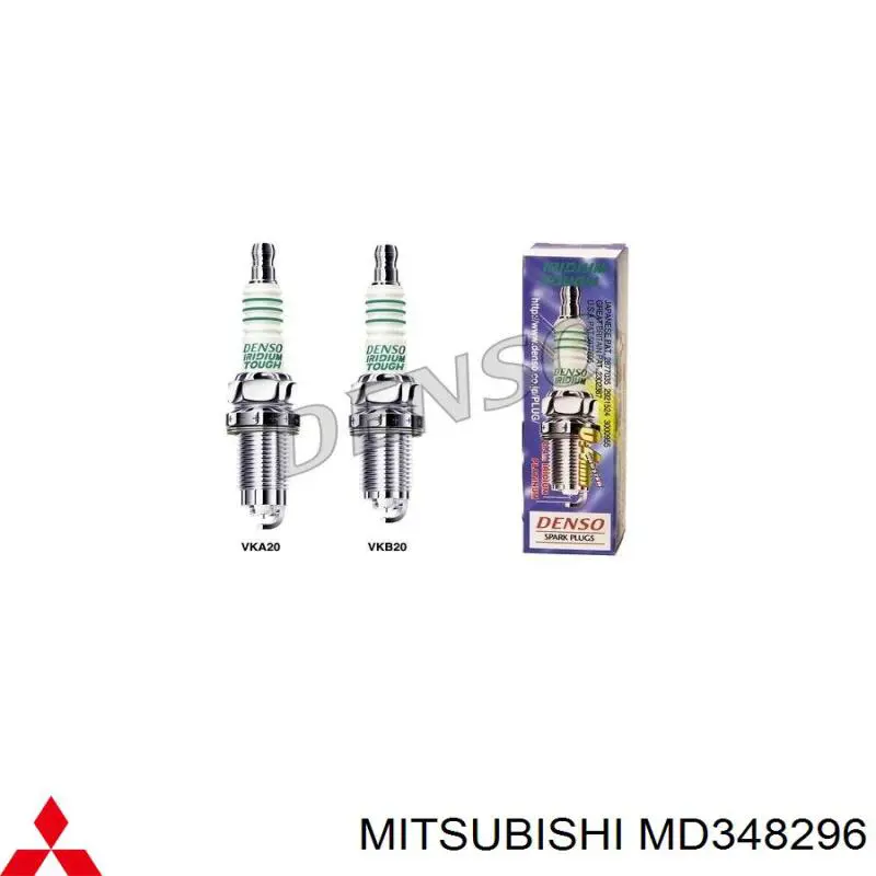 Свічки автомобільні Mitsubishi MD348296 ціна, від 16.58 USD