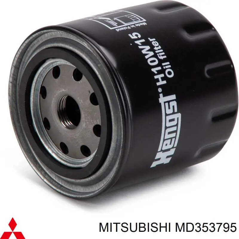Масляний фільтр MD353795 Mitsubishi