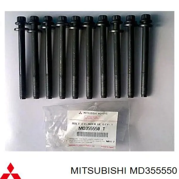 MD355550 Mitsubishi болт головки блока циліндрів, гбц
