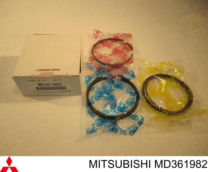 Купити MD361982 Mitsubishi Кільця поршневі на 1 циліндр, STD.