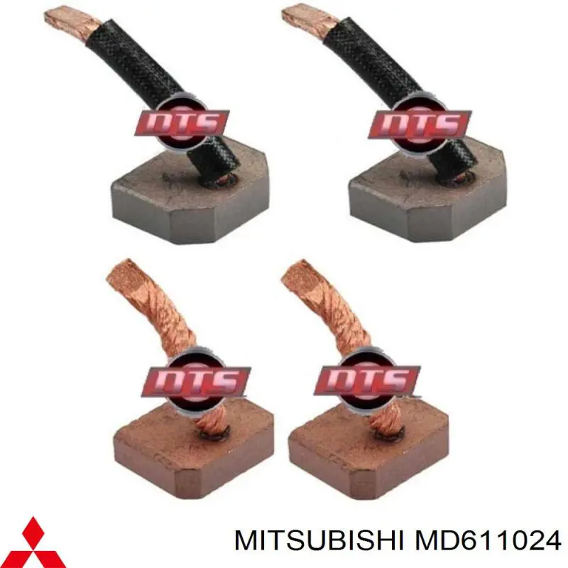 MD611024 Mitsubishi щітка стартера