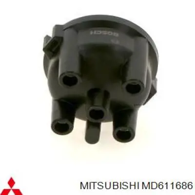 MD611686 Mitsubishi кришка розподільника запалювання/трамблера