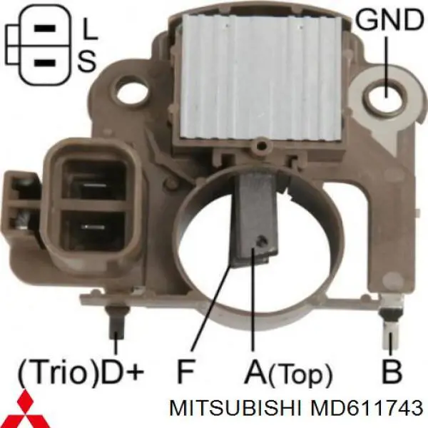 Реле регулятор генератора MITSUBISHI MD611743