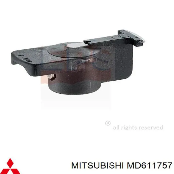 MD611757 Mitsubishi бігунок (ротор розподільника запалювання)