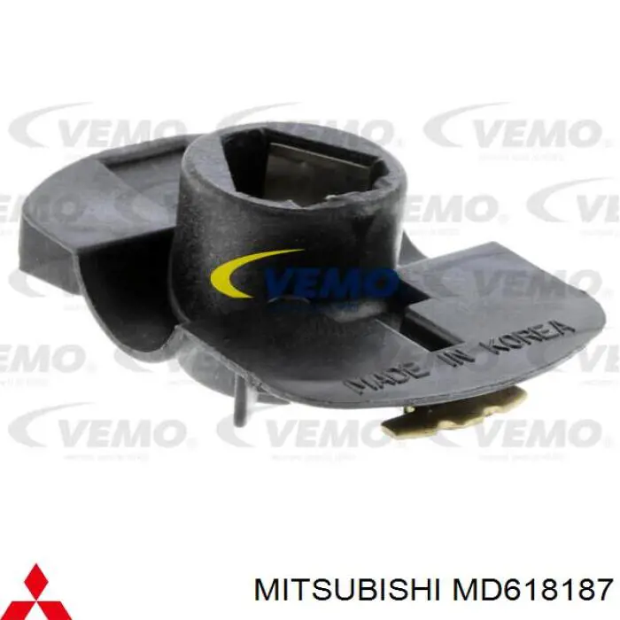 MD618187 Mitsubishi бігунок (ротор розподільника запалювання)
