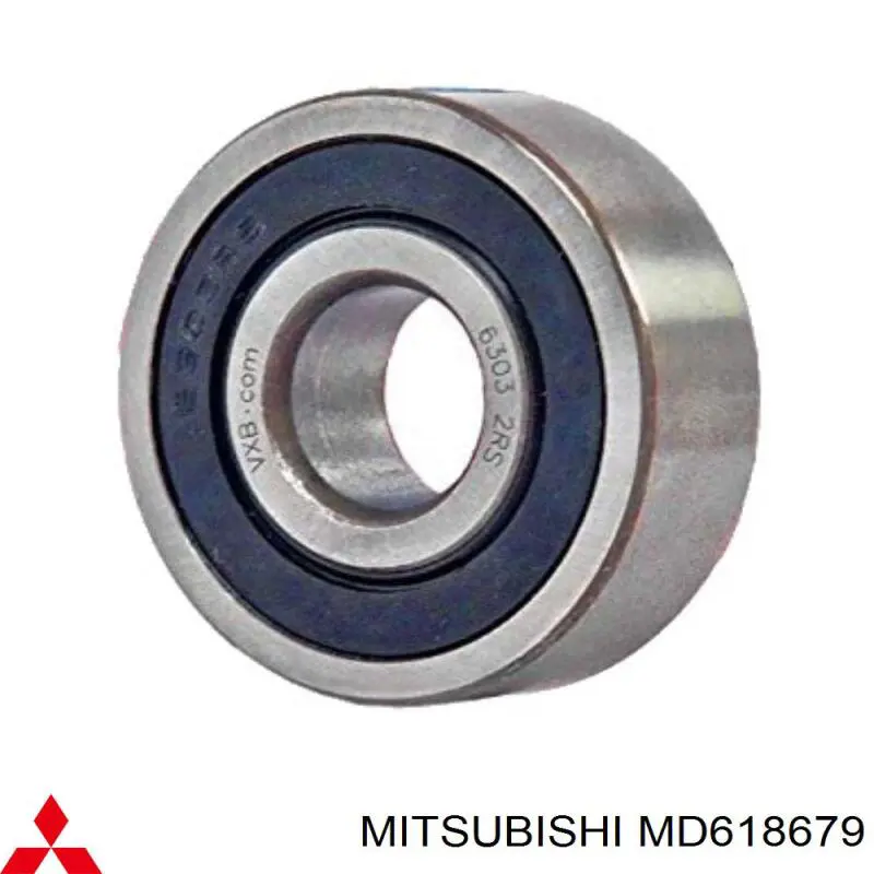 Підшипник генератора Mitsubishi MD618679 ціна, від 4.52 USD