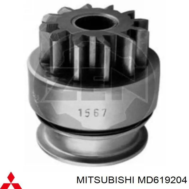 MD619204 Mitsubishi бендикс стартера