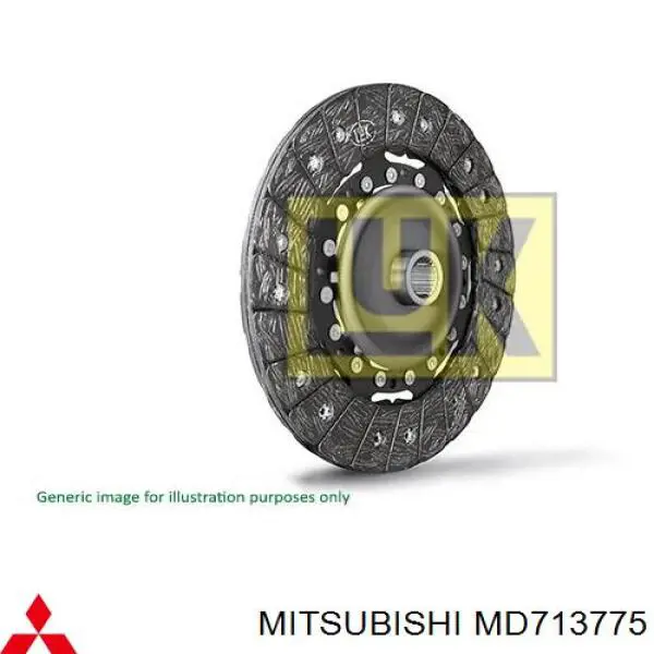 MD723846 Mitsubishi диск зчеплення