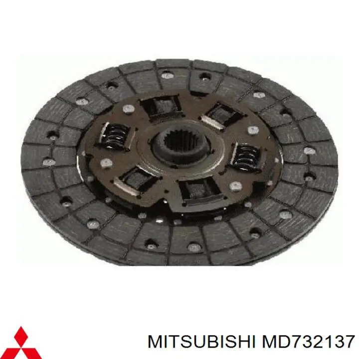 Купити MD732137 Mitsubishi Диск зчеплення