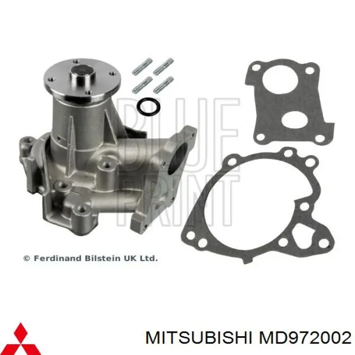 Помпа охолодження Mitsubishi MD972002 ціна, від 31.50 USD