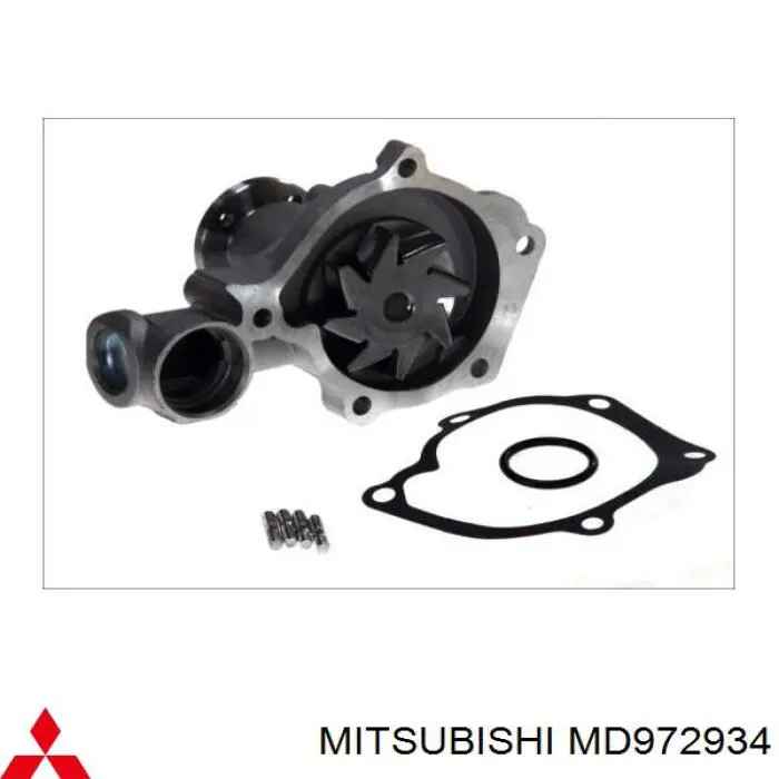 Помпа охолодження Mitsubishi MD972934 ціна, від 31.03 USD